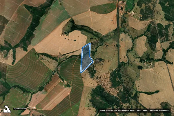 Imagem de satélite de FAZENDA TOLENTINO E ADELAIDE - 001 em Ipameri - GO