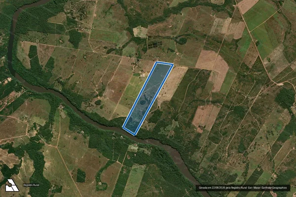 Imagem de satélite de P.A. FORQUILHA DO RIO MANSO – LOTE 335 / LOTE 35