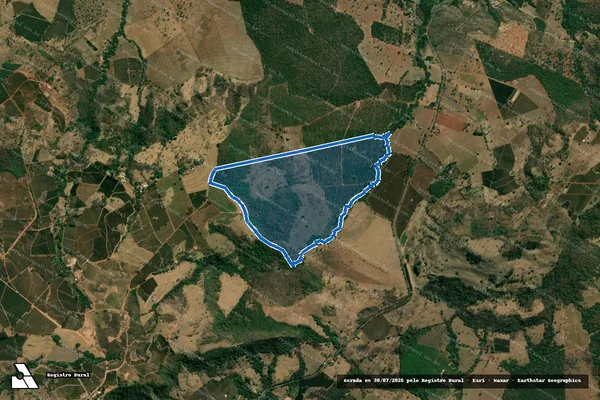 Imagem de satélite de Fazenda Bom Retiro - GLEBA 03 em Pedregulho - SP