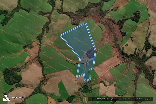 Imagem de satélite de Granja Passo do Assis Ltda - Única em Coxilha - RS