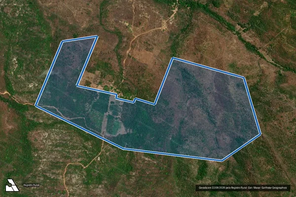 Imagem de satélite de PROPRIEDADE CADOZ VELHO, DATA: CARCANDAS - Parte 1 em Piripiri - PI