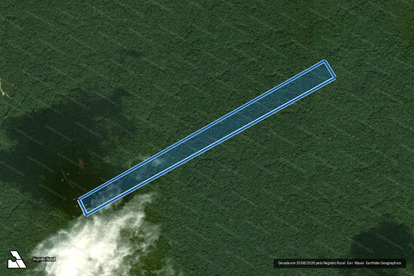 Imagem de satélite de / Projeto de Assentamento Beruri