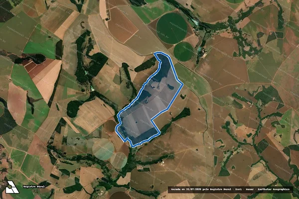 Imagem de satélite de FAZENDA RIO DO PEIXE em Vianópolis - GO