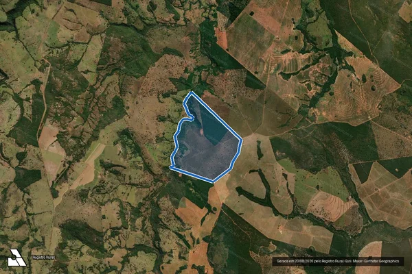 Imagem de satélite de FAZENDA SÃO DOMINGOS BOA VISTA DOS BORGES - PARTE 1 em Ivolândia - GO
