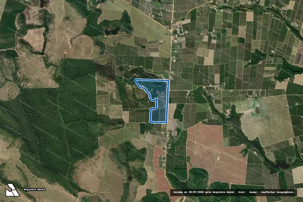 Imagem de satélite de Fazenda Santa Marta - Parte 1 em Sooretama - ES