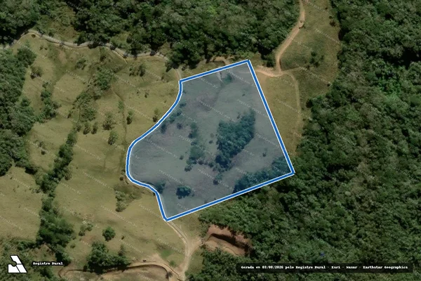 Imagem de satélite de Fazenda Bela Vista - GLEBA 01 em Alfredo Wagner - SC