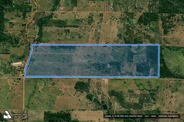 Imagem de satélite de LOTE 23 GLEBA 11 SETOR GY-PARANÁ - LOTE 23 ? PARTE 1 em Cacoal - RO