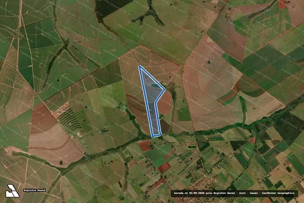 Imagem de satélite de Fazenda Beirute ? Parte 03 - Parte 1 em Angélica - MS