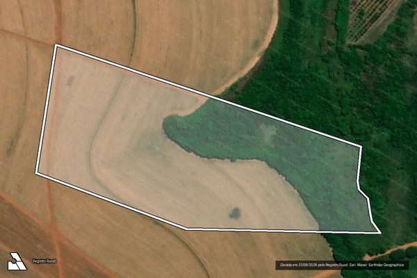 Imagem de satélite de Fazenda São Luiz XVI - Parcela 1 em Santa Adélia - SP