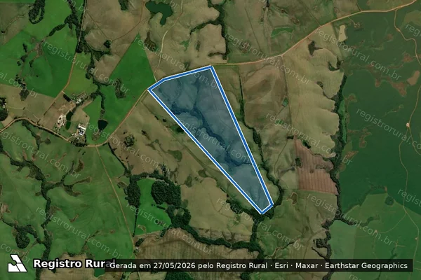 Imagem de satélite de Fazenda Bonsucesso Gleba E em Santa Maria - RS