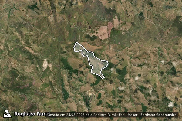 Imagem de satélite de FAZENDA JAPÃO - Parte 2 em Ecoporanga - ES