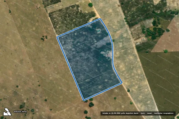 Imagem de satélite de SÍTIO CÓRREGO DAS PEDRINHAS - Gleba C - Prop.: Antônio Aparecido dos Santos ? CPF: 783.371.517-49 em São Mateus - ES