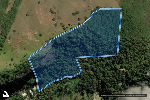Imagem de satélite de Sitio Caixa Seca - Parcela 1 em Nova Friburgo - RJ