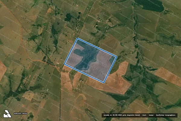 Imagem de satélite de Fazenda Nascente do Ribeirão Claro ? Gleba I - Fazenda Nascente do Ribeirão Claro ? Gleba I em Santo Anastácio - SP
