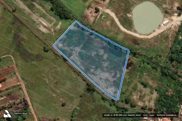 Imagem de satélite de FAZENDA BARRINHA - ÁREA 01 - Parcela nº 95.432 ? Gleba 3 em Barrinha - SP