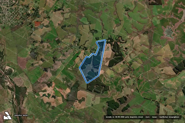 Imagem de satélite de Paineiras - Parte 1 em Cacequi - RS