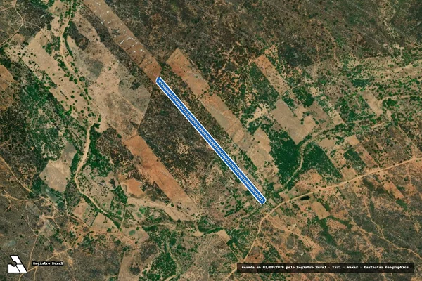 Imagem de satélite de Fazenda Real Brasil - Sítio Real Brasil (Parcela 05) em Sertânia - PE