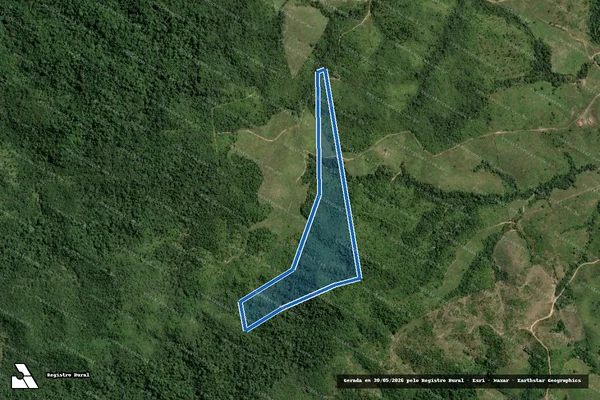 Imagem de satélite de FAZENDA BOA SORTE - PARCELA B - LOTE 417 em Bom Jesus do Tocantins - PA