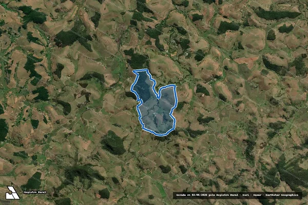 Imagem de satélite de Fazenda Miraval - Parte 1 em Patrocínio do Muriaé - MG