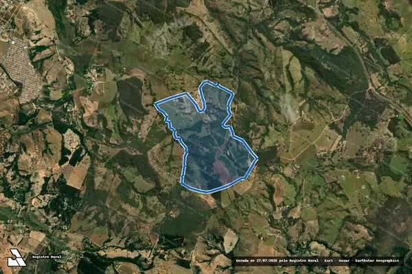 Imagem de satélite de Fazenda Fundão - Parte 1 em Formiga - MG