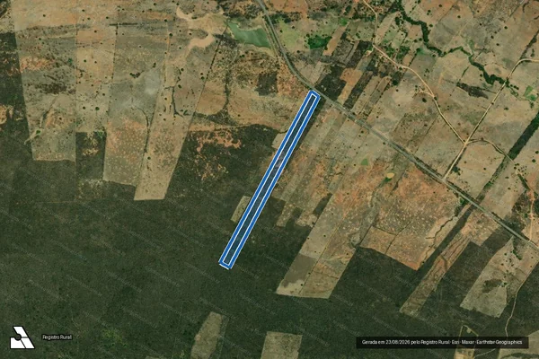 Imagem de satélite de FAZENDA SANTA RITA I - Sítio Santa Rita I (Parcela 11) em Serra Talhada - PE