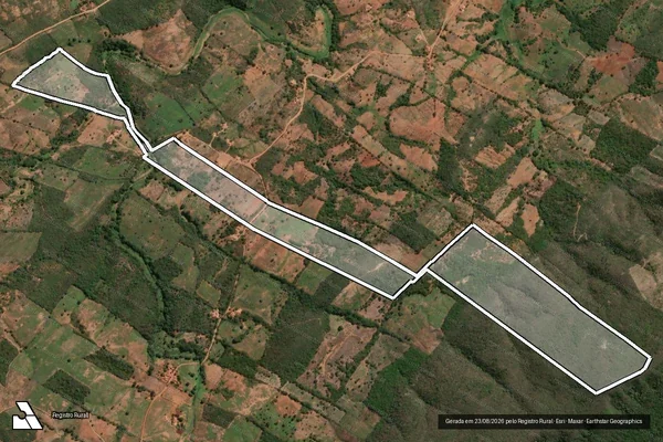 Imagem de satélite de Sítio Piancozinho - PARCELA 01 em Santana de Mangueira - PB