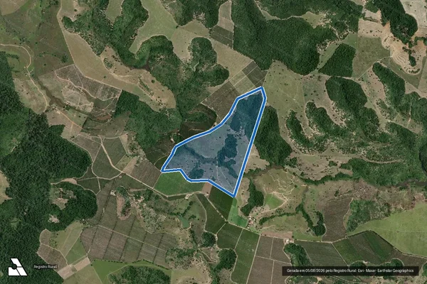 Imagem de satélite de Fazenda Riacho Doce II - Parte 1 em Itabela - BA