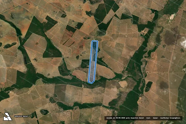 Imagem de satélite de CHÁCARA OURO VERDE - Parte 1 em Barra do Garças - MT