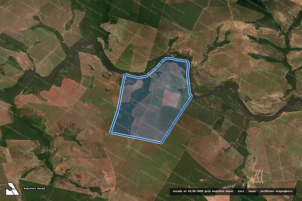 Imagem de satélite de FAZENDA PRIMAVERA - Parte 1 em General Carneiro - MT