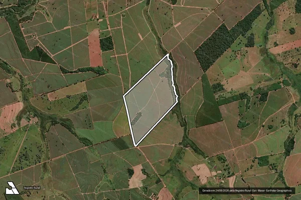 Imagem de satélite de FAZENDA SÃO JOSÉ - Parte 3 em São João de Iracema - SP