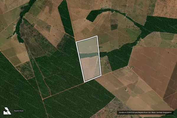 Imagem de satélite de P.A. TIBAGI ? LOTE 1093 - 001 em Brasnorte - MT
