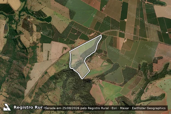 Imagem de satélite de Fazenda Limoeiro - Parcela 1 em Araguari - MG