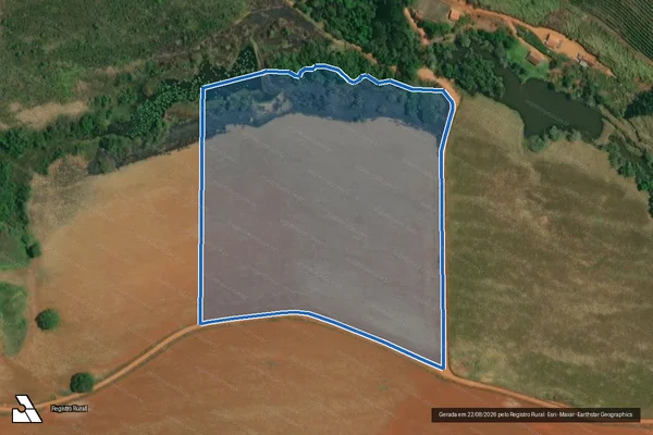 Imagem de satélite de Florada ou Fortaleza - Gleba 04 em Campestre - MG