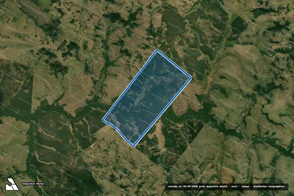 Imagem de satélite de Fazenda Nova Irajá - Parte 1 em Álvaro de Carvalho - SP