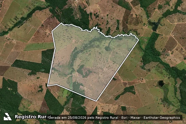 Imagem de satélite de FAZENDA JANDIRA em Gurupi - TO