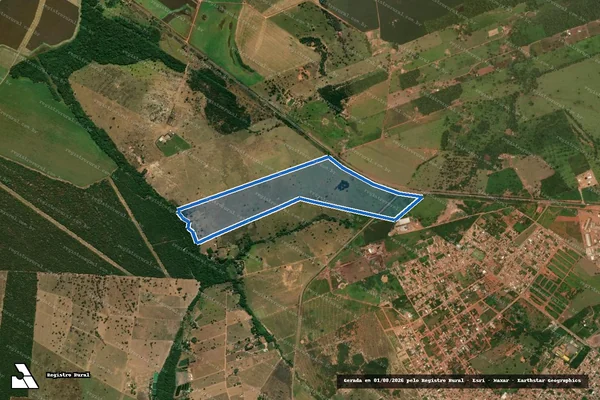 Imagem de satélite de FAZENDA SAO PEDRO - Parte 1 em Pedra Preta - MT