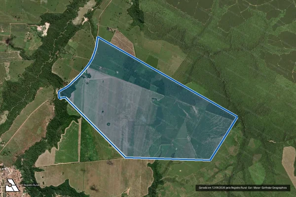 Imagem de satélite de FAZENDA SOSSEGO em Itinga do Maranhão - MA