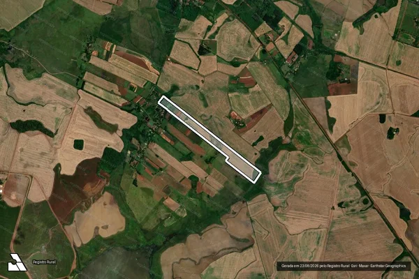 Imagem de satélite de PE CRISTO REDENTOR em São Borja - RS