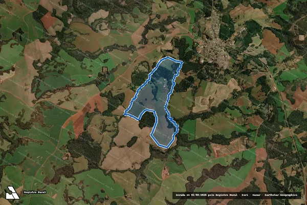 Imagem de satélite de Imóvel Corvo - Parte 1 em Guarapuava - PR