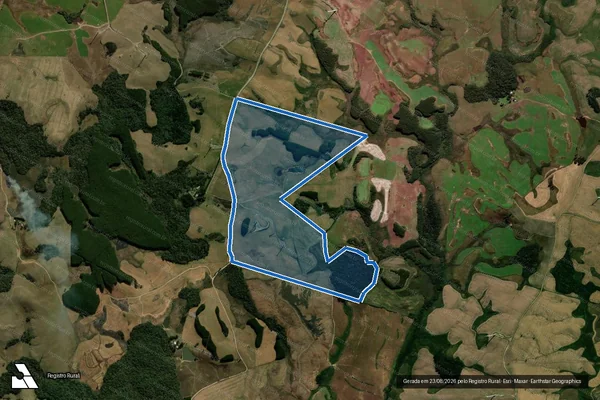 Imagem de satélite de Fazenda Santa Maria - Parte 2 em Água Doce - SC