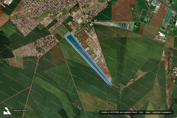 Imagem de satélite de LOTE 198-A-1 - 001 em Sarandi - PR