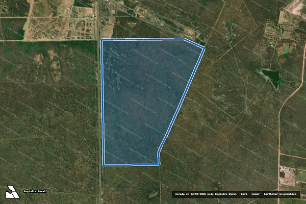 Imagem de satélite de PASSAGEM DE OITICICA - GLEBA A em Mossoró - RN