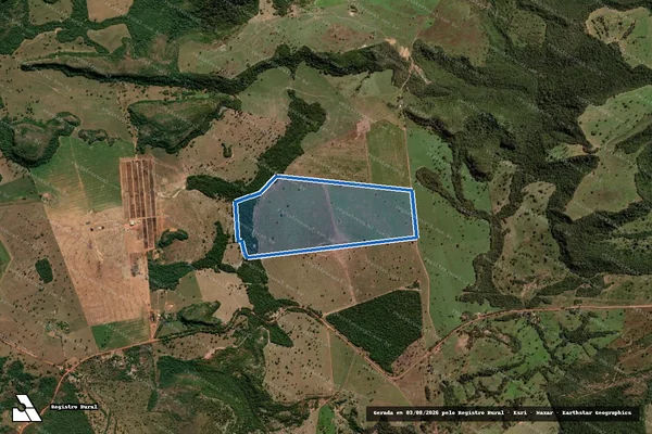 Imagem de satélite de FAZENDA SÃO BENTO - Parcela 1 em Juscimeira - MT