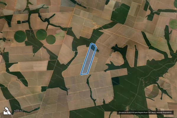 Imagem de satélite de LOTE RURAL Nº 80 - GLEBA A em Sorriso - MT