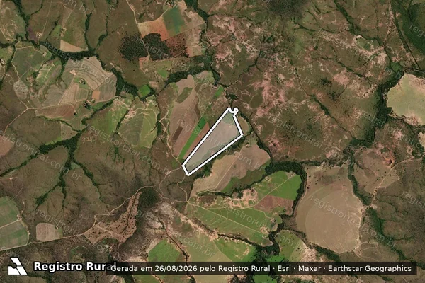 Imagem de satélite de PA OLGA BENÁRIO ? LOTE 07 - PA OLGA BENÁRIO ? LOTE 07 em Buritis - MG