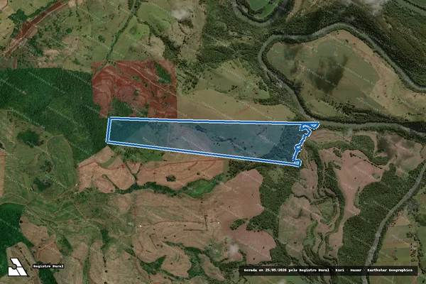 Imagem de satélite de FAZENDA SANTA ALICE - PARTE 3 em Cornélio Procópio - PR