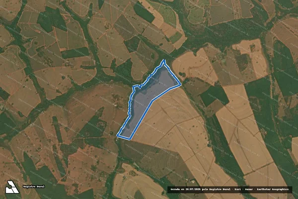 Imagem de satélite de Fazenda Jatai de Baixo  - Gleba 1 - Parte 1 em Tanabi - SP