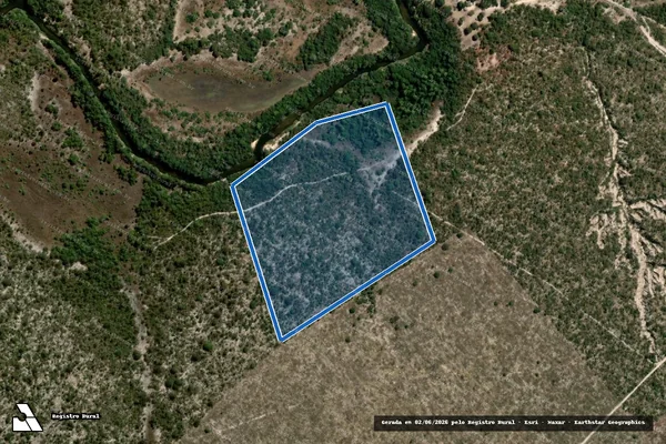Imagem de satélite de FAZENDA SETE VEREDAS - Parte 2 em Chapada Gaúcha - MG