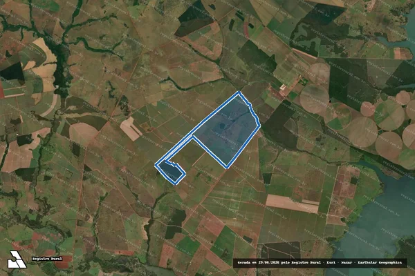 Imagem de satélite de FAZENDA INTERFOGOS - Parte 1 em Paranaíba - MS