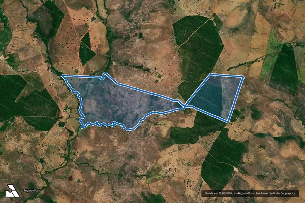 Imagem de satélite de FAZENDA SAO JOAO - Parte 001 em São Pedro dos Crentes - MA